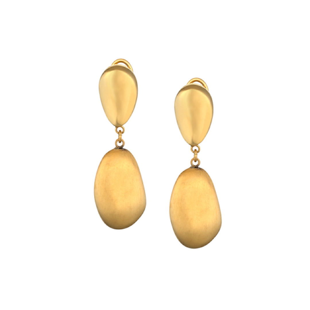 Gold Plated Earrings Sterling Silver Gold Plated / 1 g