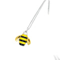 Sterling Silver Bee Pendant Necklace Sterling Silver