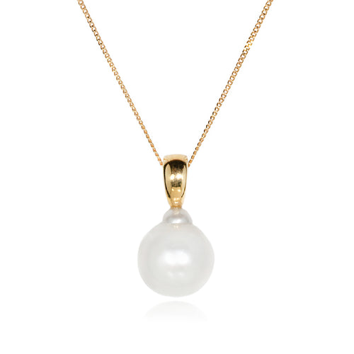Baroque South Sea Pearl Pendant 18ct Yellow Gold