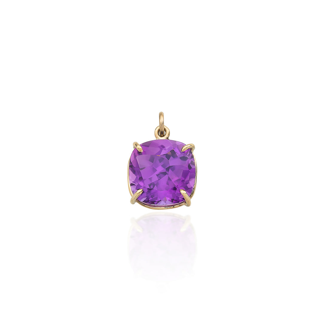 Amethyst Pendant 9ct Yellow Gold