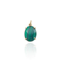 Malachite Pendant 9ct Yellow Gold