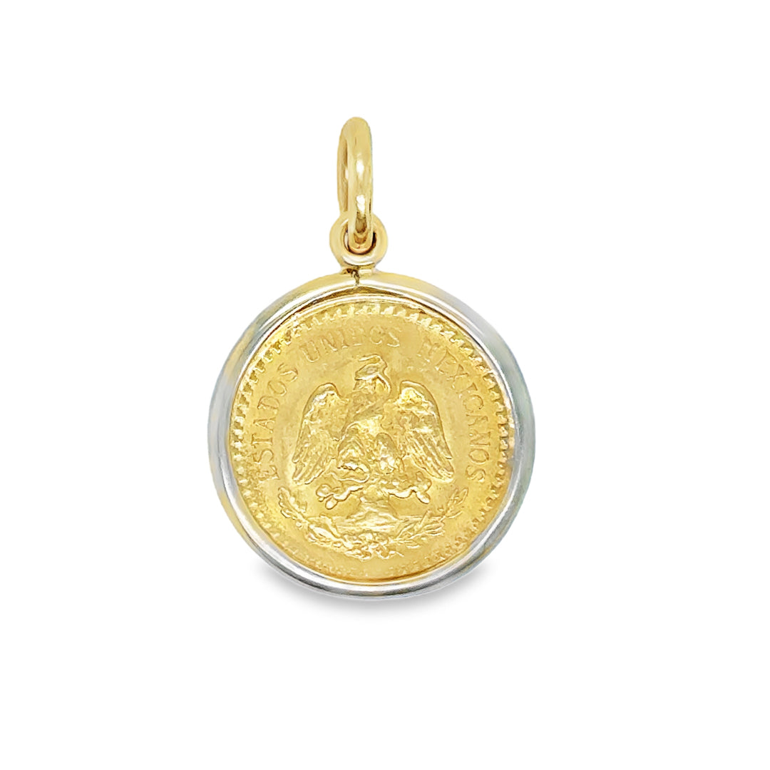 22ct Pesos Coin in Frame