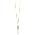 Quartz Pendant – 9ct Yellow Gold 9ct Yellow Gold