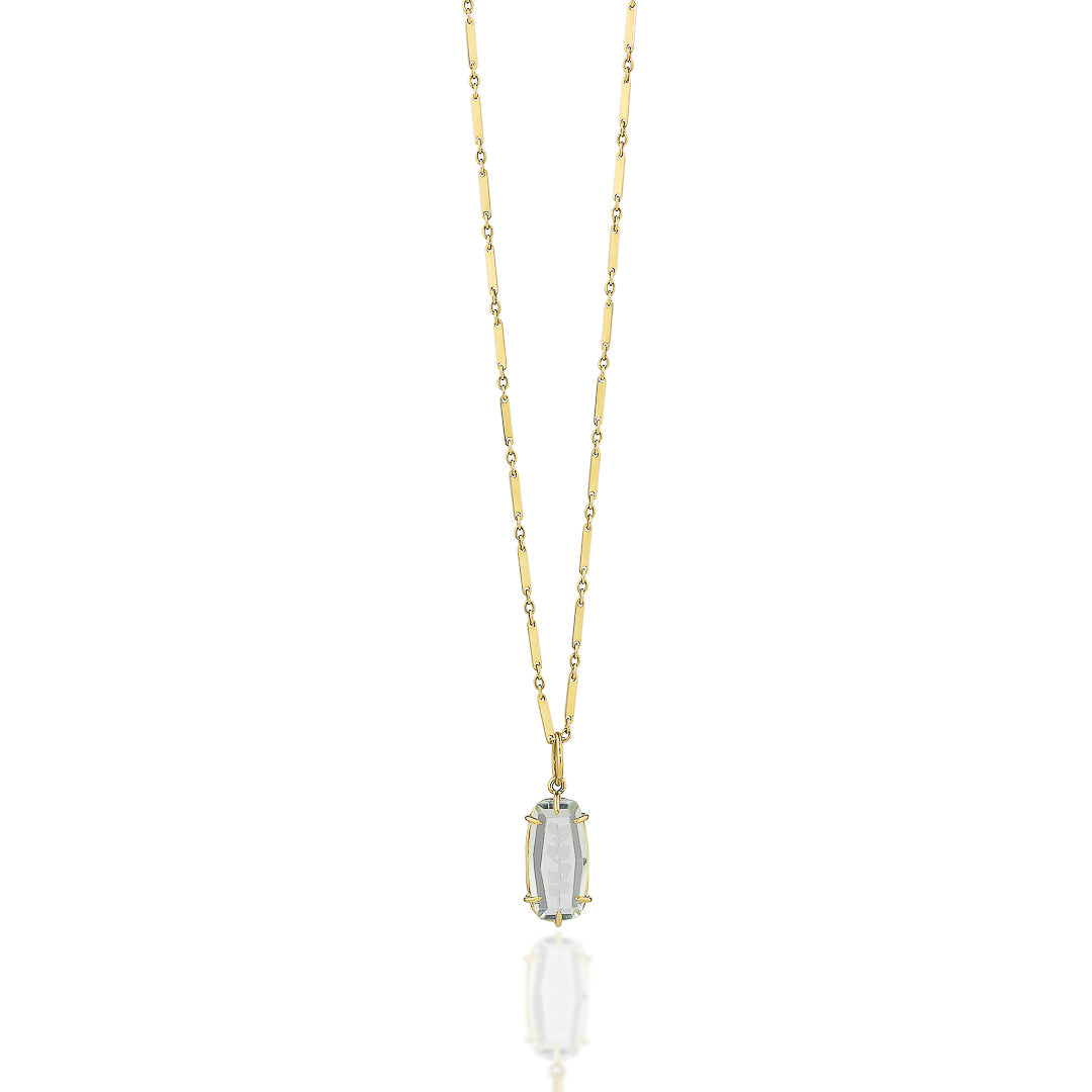 Quartz Pendant – 9ct Yellow Gold 9ct Yellow Gold