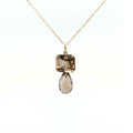 Quartz Pendant 9ct Yellow Gold