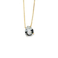 Quartz Drop Pendant 9ct Yellow Gold