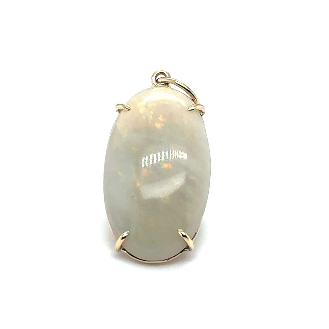 White Opal Pendant