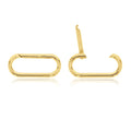Gold Oval Pendant yellow gold