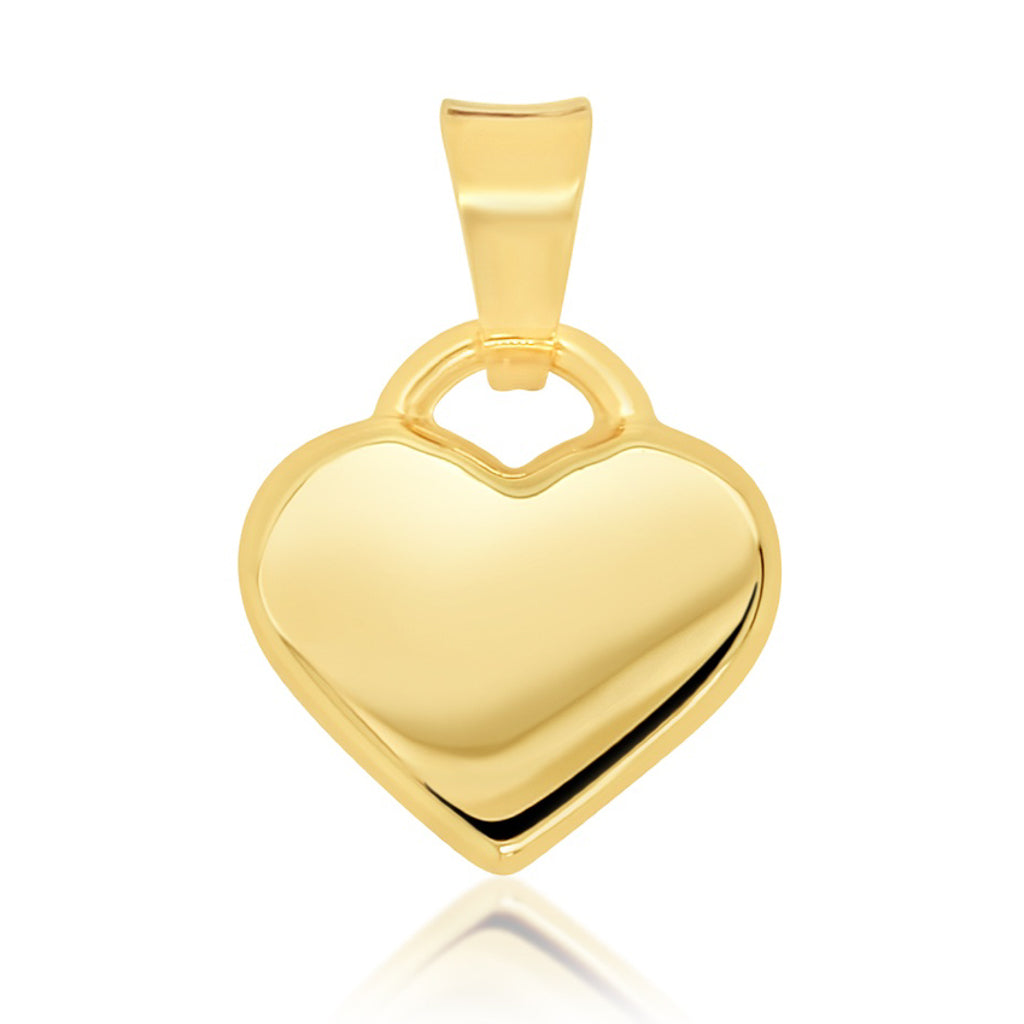 Gold Heart Pendant yellow gold