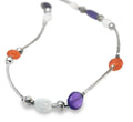 Amethyst and Quartz Necklace – Sterling Silver Sterling Silver