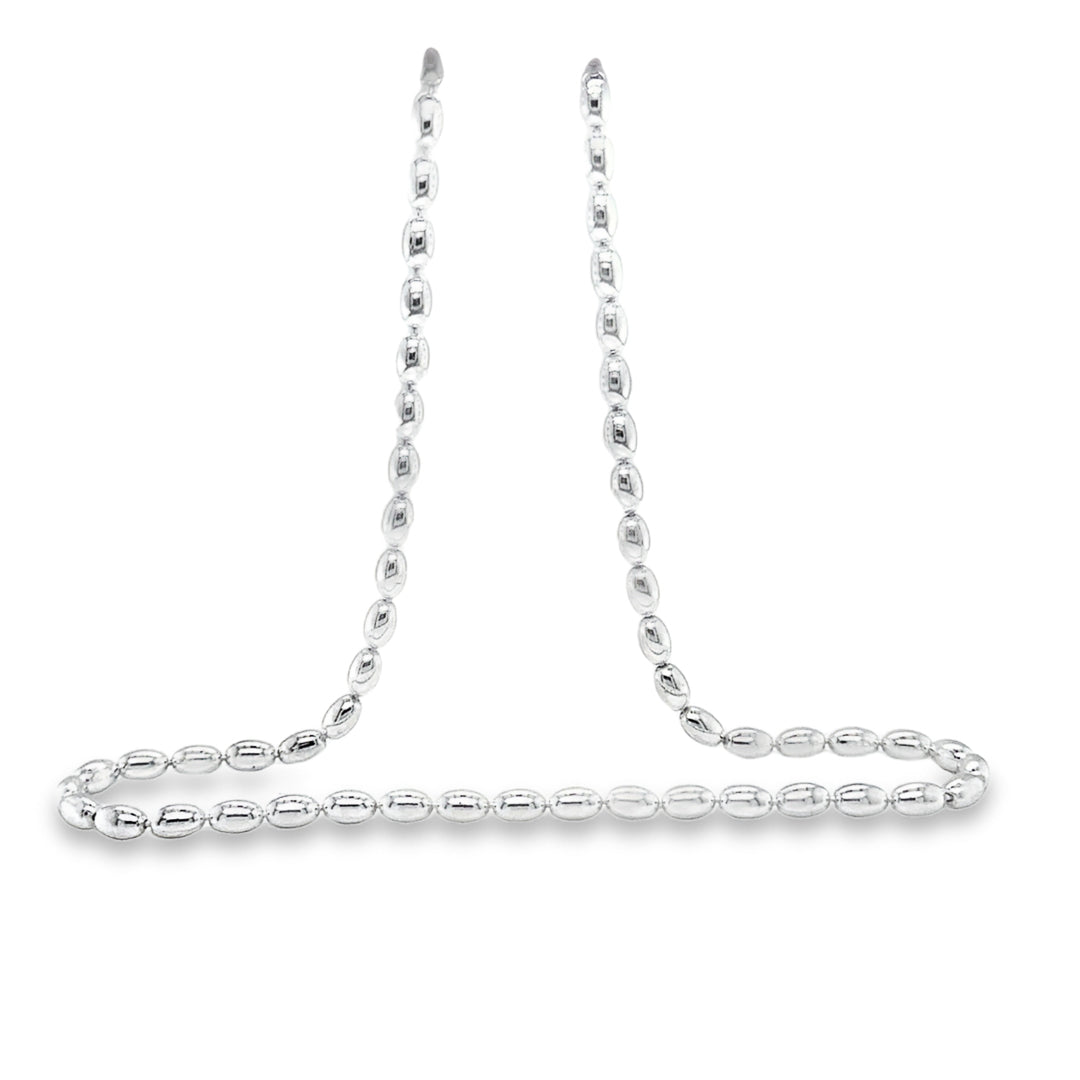 Polished Necklace – Sterling Silver Sterling Silver / 5mm
