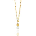 Hollow Paper Link Chain 18ct Gold
