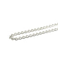 Extra Long Open Curb Link Sterling Silver