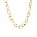 Small Open Oval Link Necklace 9ct Yellow Gold / 450mm