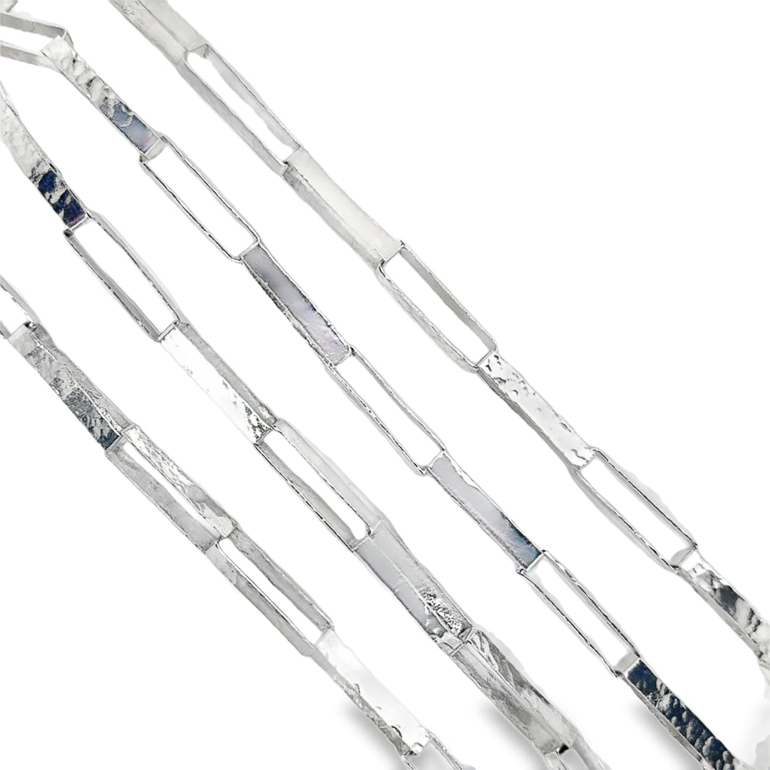 Hammered Necklace – Sterling Silver Sterling Silver / 1000mm