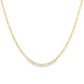 Cable Link Necklace yellow gold