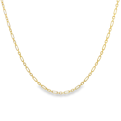 Cable Link Necklace yellow gold