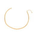 Silver Gold Plated Collar Sterling Silver Gold Plated / 15 g