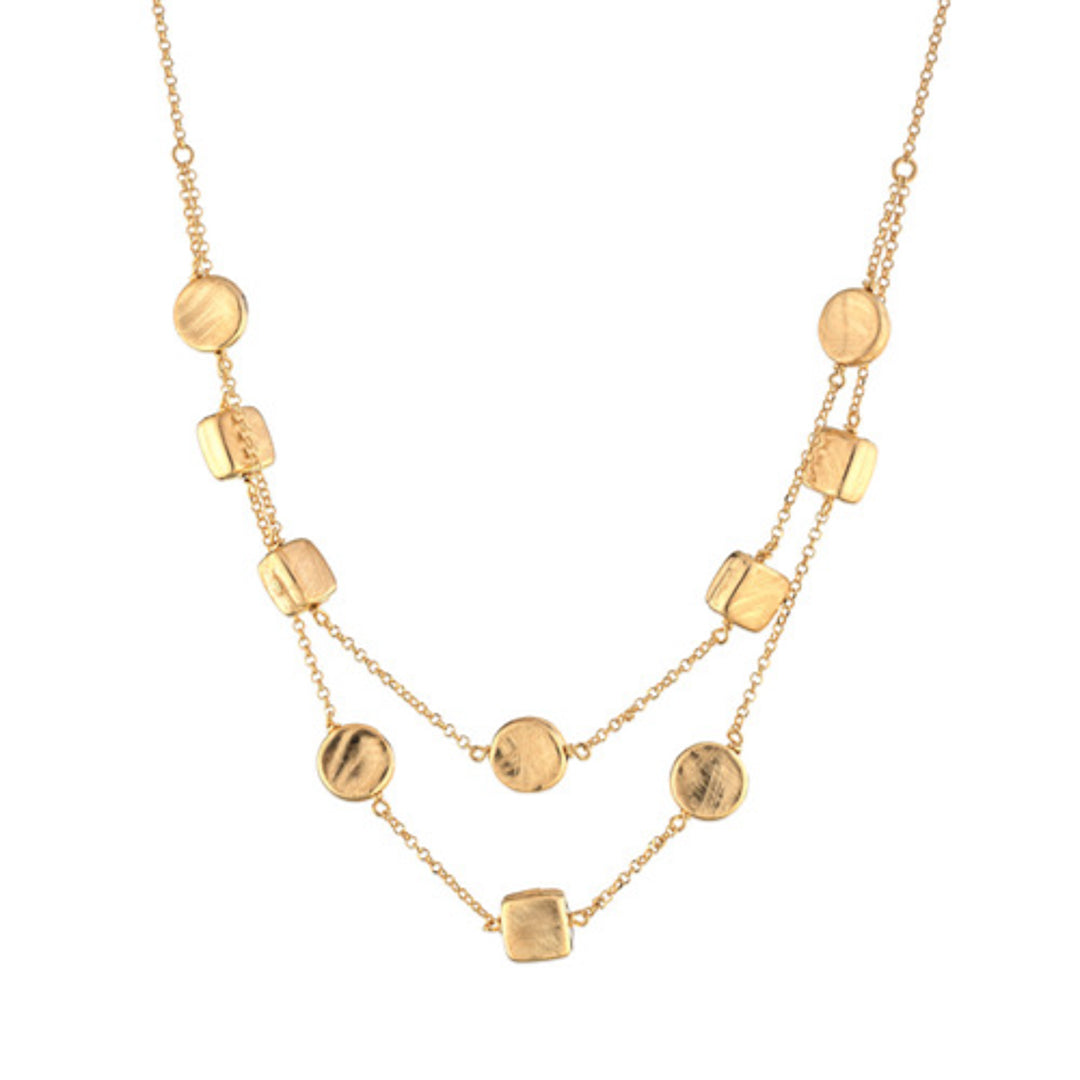 Sterling Silver Gold Plated Necklace Sterling Silver Gold Plated / 11.5 g