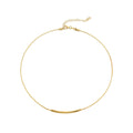 Silver Gold Plated Collar Sterling Silver Gold Plated / 6.55 g