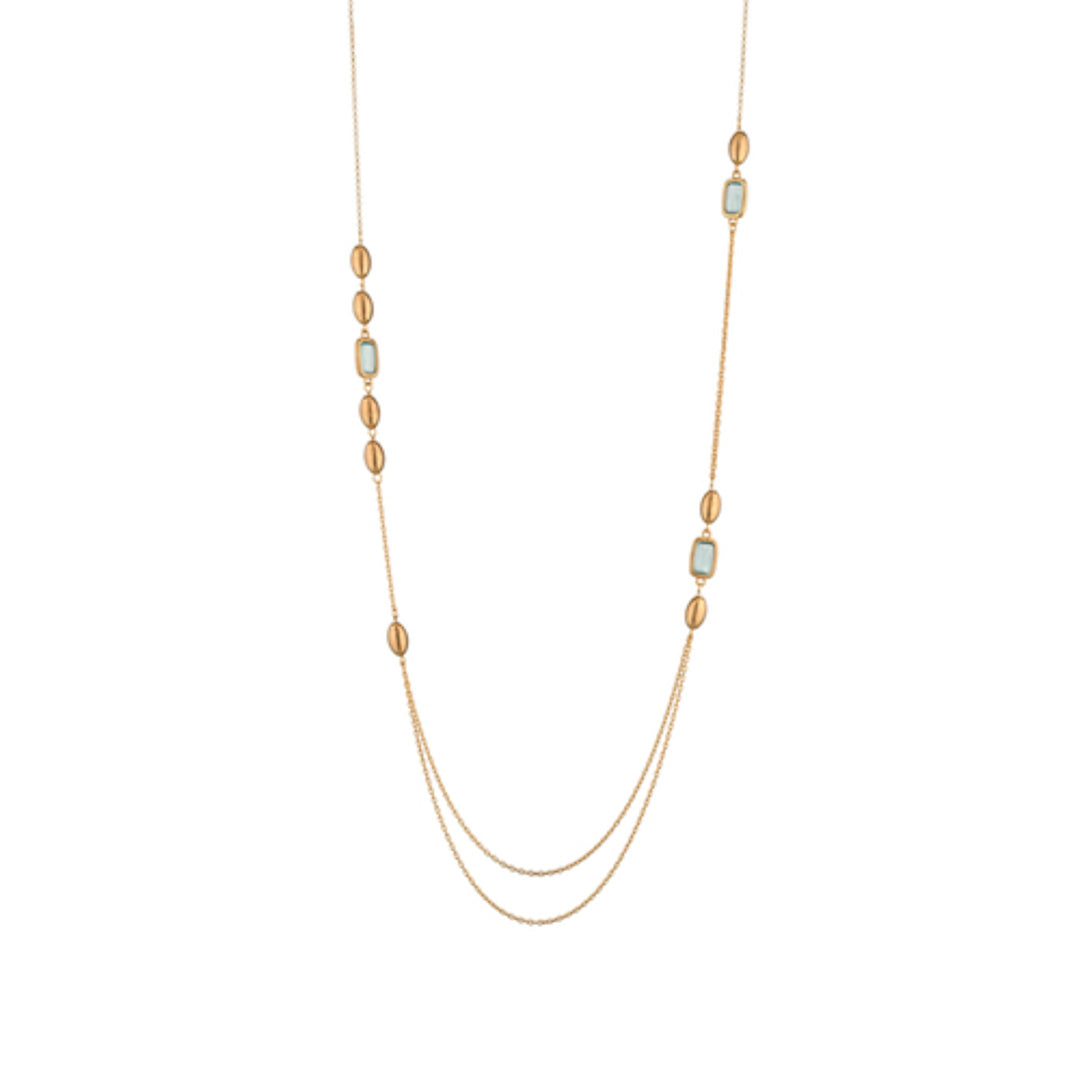 Sterling Silver Gold Plated Necklace Sterling Silver Gold Plated / 8.1 g