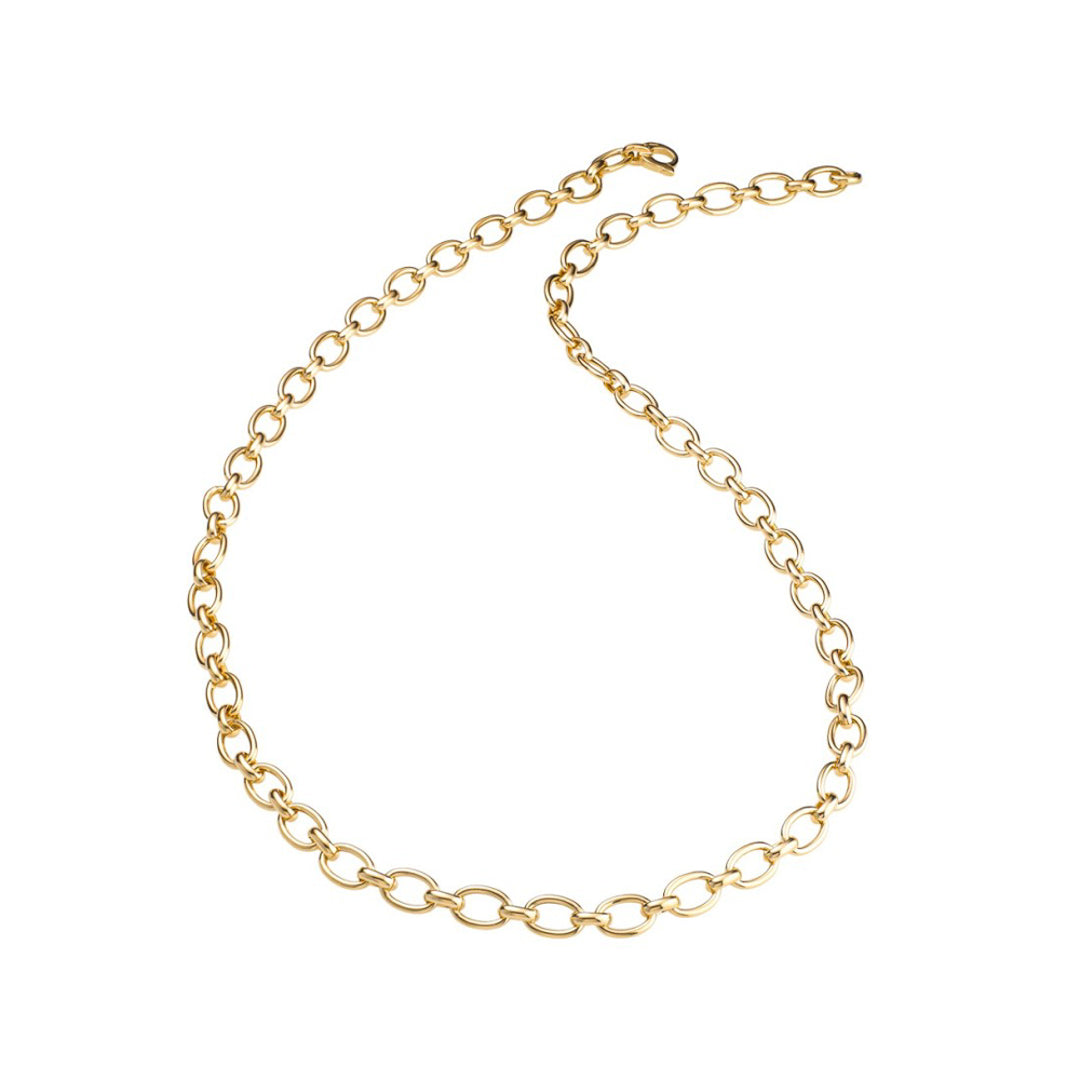 Sterling Silver Gold Plated Necklace Sterling Silver Gold Plated / 18.5 g