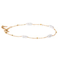 Twin Akoya Pearl Bracelet 18ct Yellow Gold / 5mm