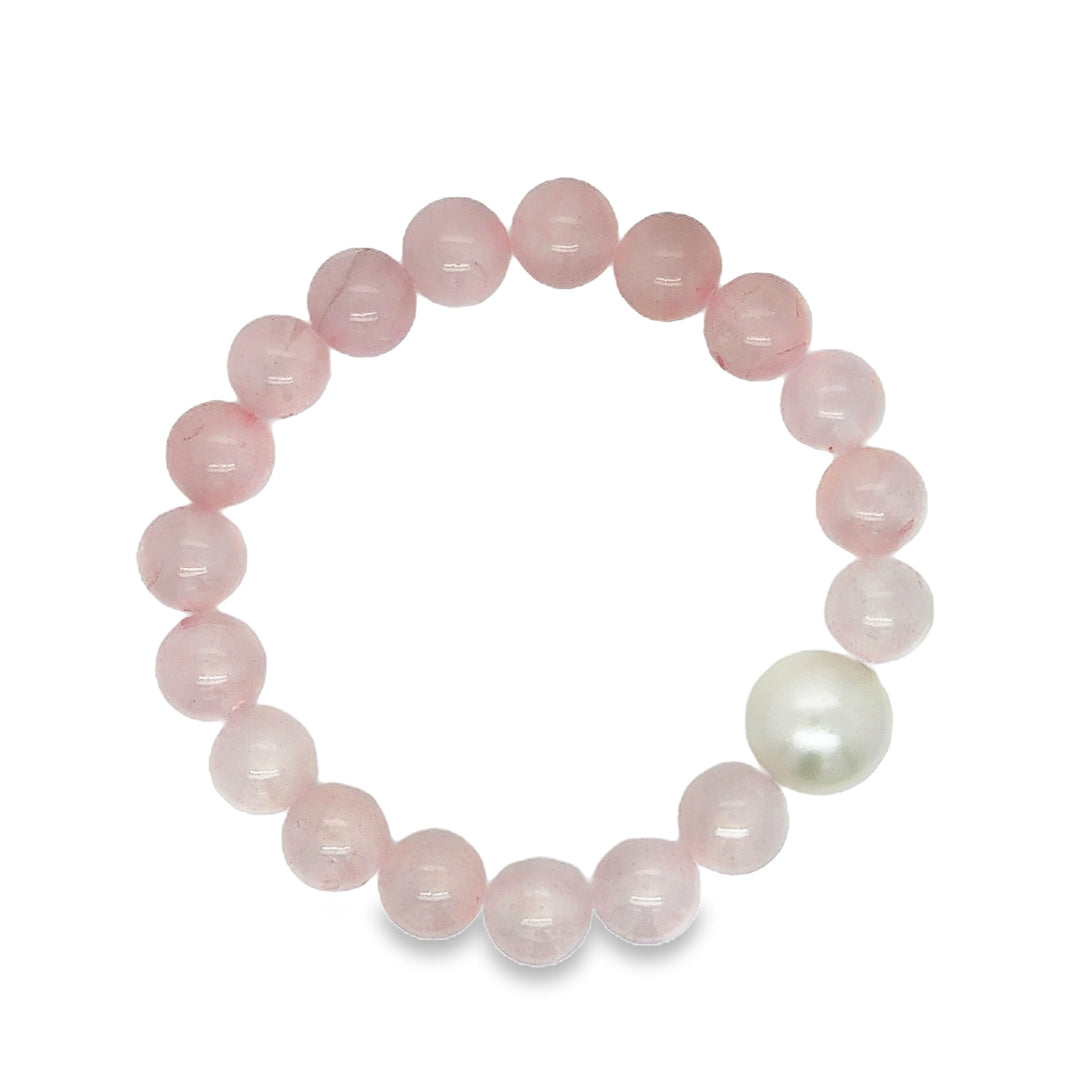 Pearl and Quartz Bracelet Default Title / 10mm