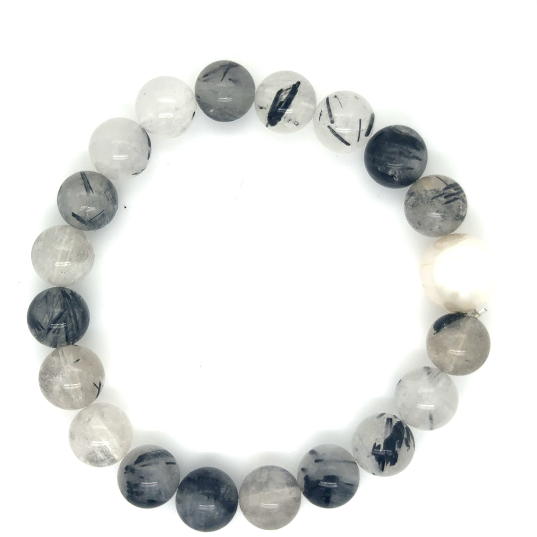 Pearl and Quartz Bracelet Default Title / 10mm