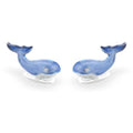 Silver Enamel Cufflinks Sterling Silver / 9.8 g