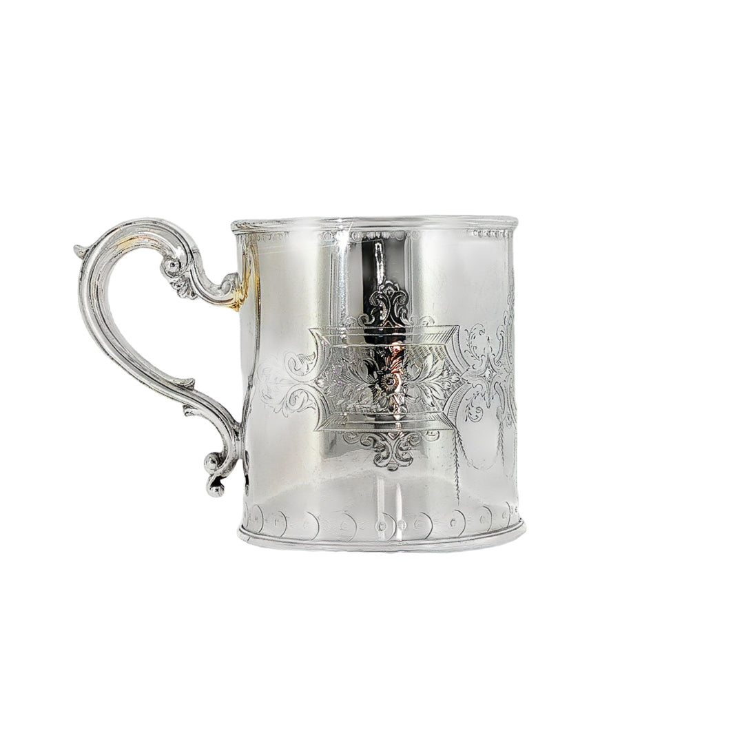 Vintage Silver Plated Child's Mug Default title