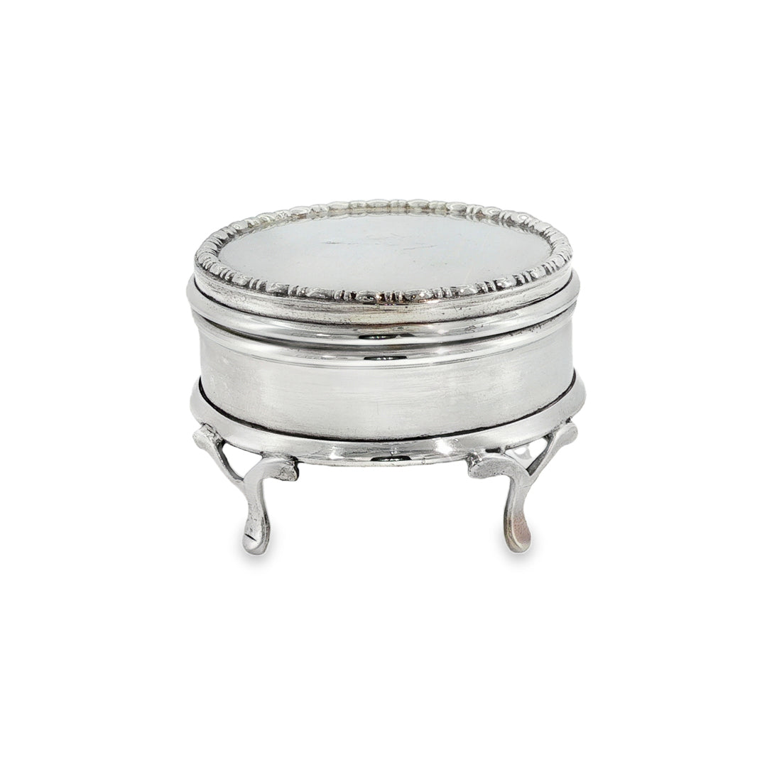 Vintage Sterling Silver Jewellery Box Default title