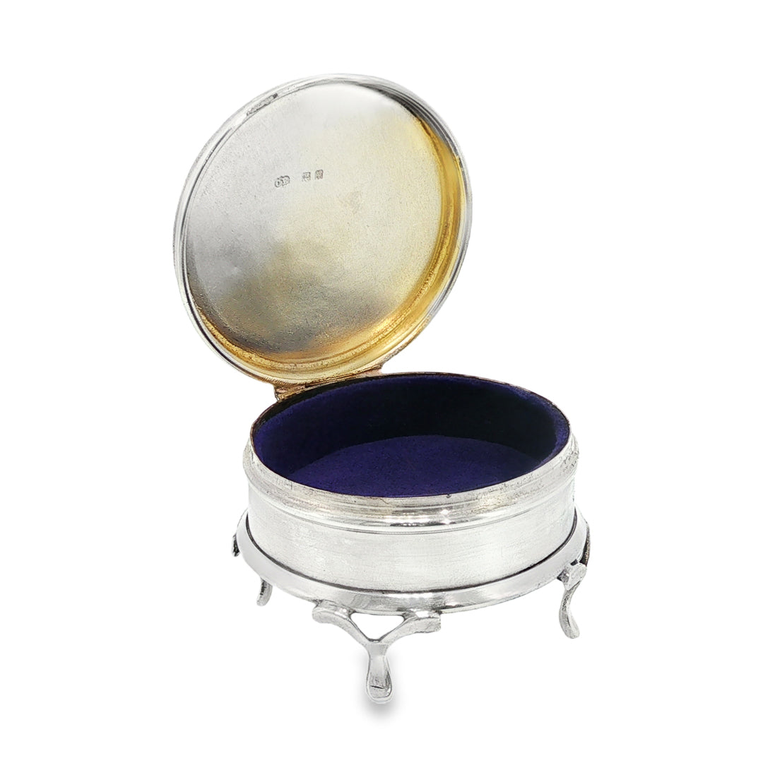 Vintage Sterling Silver Jewellery Box Default title