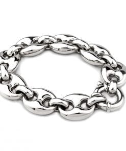 gucci link bracelet silver