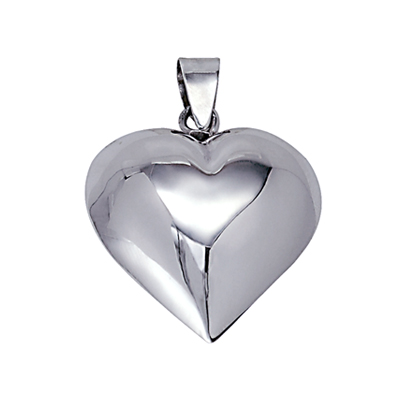 Sterling Silver Large Puff Heart Pendant 25mm Catanach S Jewellers - Large Silver Puffed Heart Pendant Sterling Silver Large Puff Heart Pendant 25mm Catanach S Jewellers - Large Silver Puffed Heart Pendant